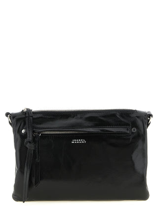 Isabel Marant Black Calfskin Crossbody Bag