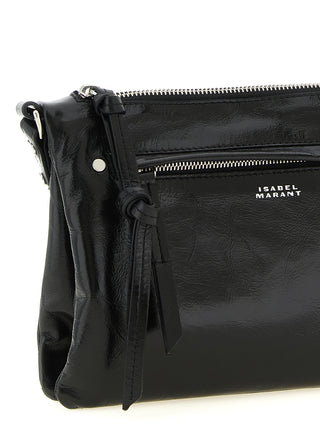 Isabel Marant Black Calfskin Crossbody Bag