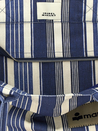 Isabel Marant Blue Cotton Tote Bag