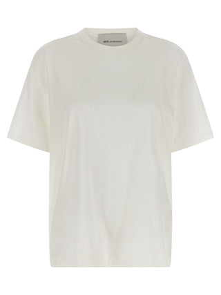 Ami Paris White Cotton T-Shirt