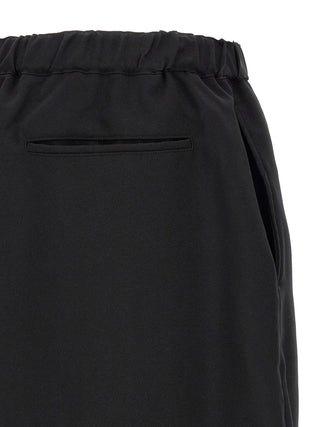 Comme Des Garçons Black Polyester Casual Pants