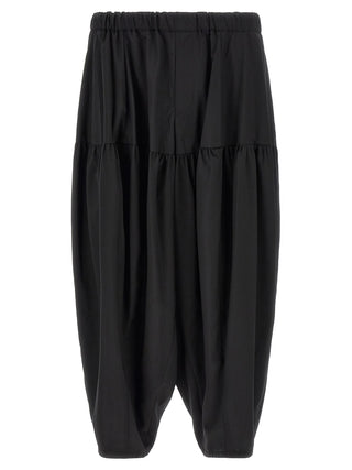 Comme Des Garçons Black Polyester Casual Pants
