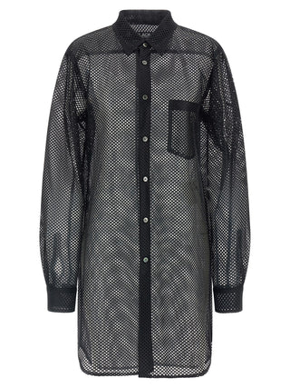 Comme Des Garçons Black Polyester Blouse