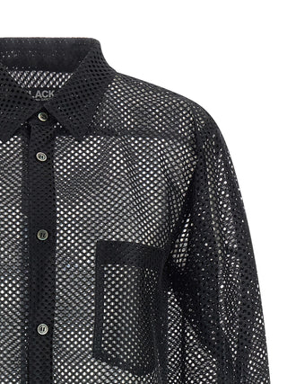 Comme Des Garçons Black Polyester Blouse
