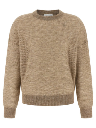 Brunello Cucinelli Beige Wool Cardigan