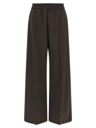 Brunello Cucinelli Brown Virgin Wool Casual Pants