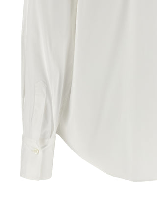 Brunello Cucinelli White Cotton Blouse