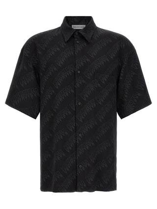 Balenciaga Black Viscose Blouse