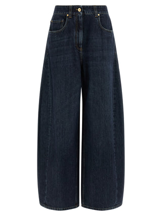 Brunello Cucinelli Blue Cotton Jeans Denim