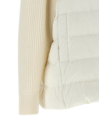 Brunello Cucinelli White Polyester Full-Length Jacket