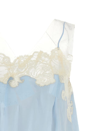 Maison Margiela Blue Copper Short Dress