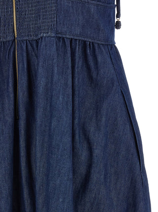 Zimmermann Blue Cotton Midi Dress