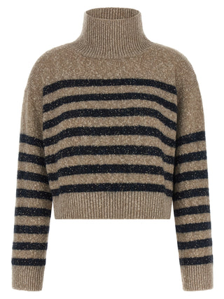 Brunello Cucinelli Multicolor Wool Cardigan