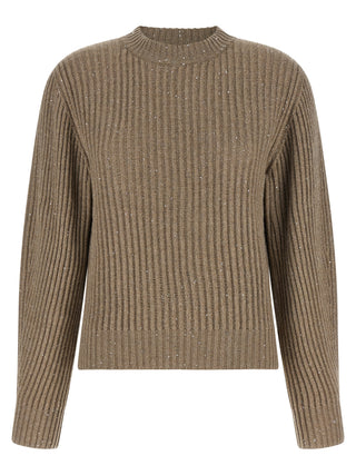 Brunello Cucinelli Beige Cashmere Cardigan