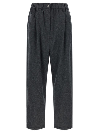 Brunello Cucinelli Gray Wool Pants