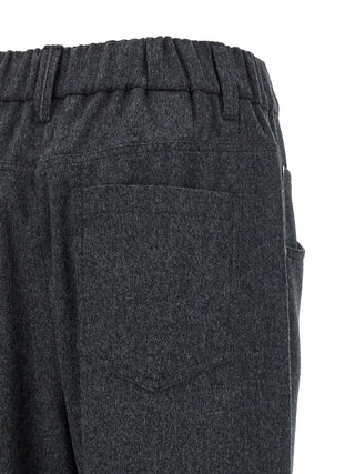 Brunello Cucinelli Gray Wool Pants
