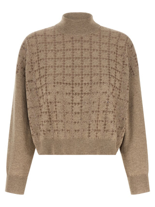 Brunello Cucinelli Beige Cashmere Cardigan