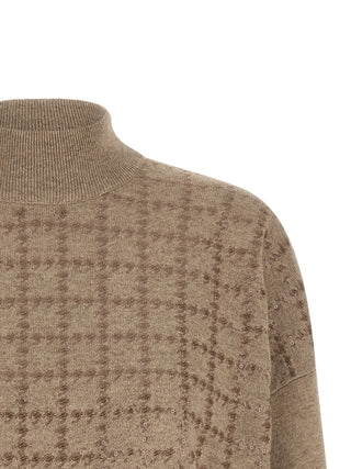 Brunello Cucinelli Beige Cashmere Cardigan