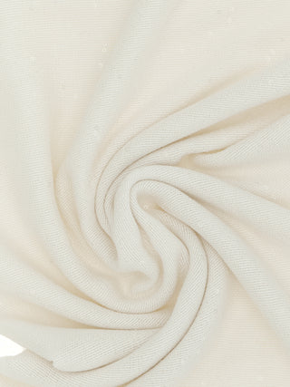 Brunello Cucinelli White Cashmere Scarf