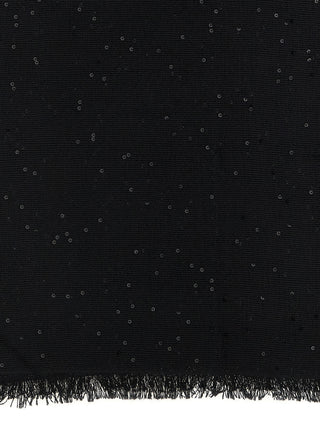 Brunello Cucinelli Black Cashmere Scarf