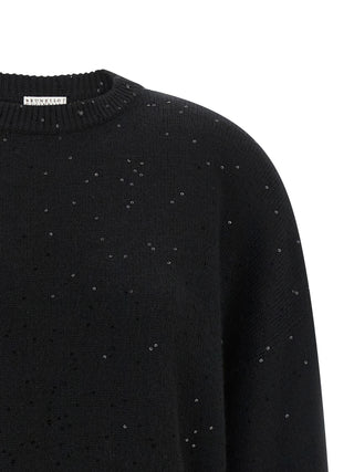Brunello Cucinelli Black Cashmere Cardigan