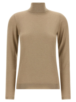 Brunello Cucinelli Beige Cashmere Cardigan