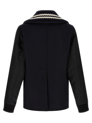 Dsquared² Blue Wool Coat