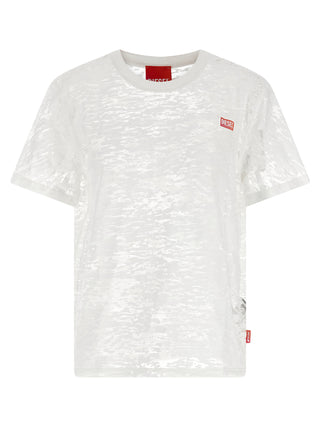 Diesel White Cotton T-Shirt