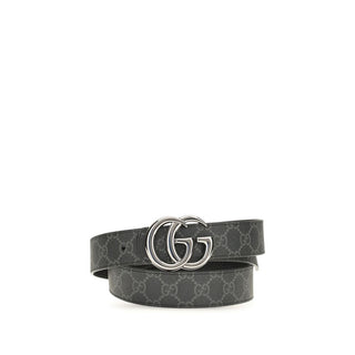 Gucci Black Calf Leather Bos Taurus Regular Belt