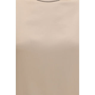 Brunello Cucinelli Beige Elastane Blouse