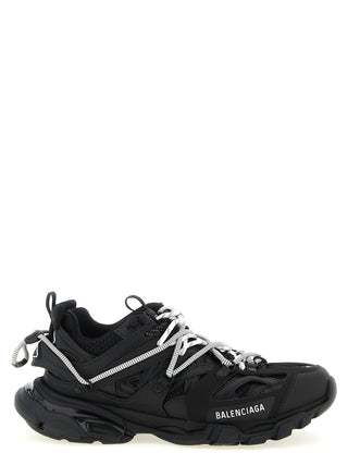 Balenciaga Black Polyethylene Athletic Sneakers