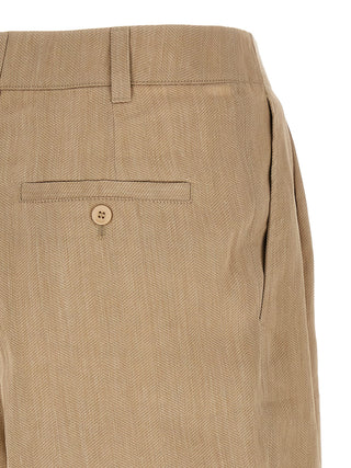 Jacquemus Le Short Pastro Linen Bermuda Shorts