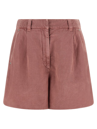 Brunello Cucinelli Multicolor Cotton Bermuda Shorts