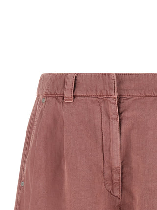 Brunello Cucinelli Multicolor Cotton Bermuda Shorts
