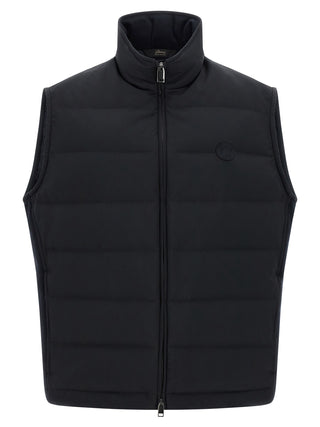 Brioni Blue Polyester Sleeveless Jacket