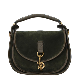 Burberry Green Leather Handbag