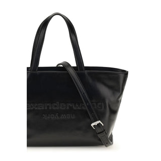 Alexander Wang Black Calf Leather Bos Taurus Shoulder Bag