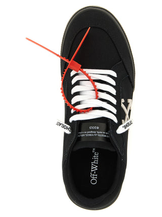 Off-White Bicolor Cotton Low Top Sneakers