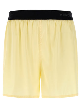 Tom Ford Bicolor Silk Bermuda Shorts