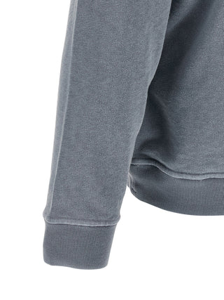 Stone Island Blue Cotton Sweatshirt