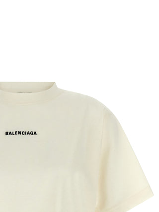 Balenciaga White Cotton T-Shirt