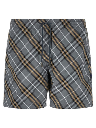 Burberry Blue Polyamide Bermuda Shorts