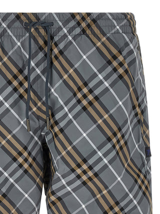 Burberry Blue Polyamide Bermuda Shorts