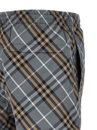 Burberry Blue Polyamide Bermuda Shorts