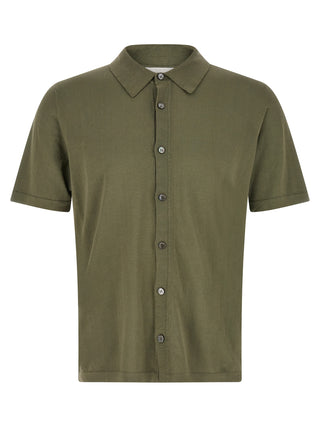 Roberto Collina Bicolor Cotton Blouse
