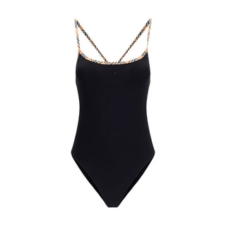 Burberry Black Elastane One-Piece Swimsuit