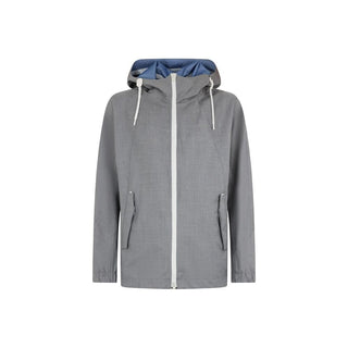 Herno Gray Virgin Wool Shell Jacket