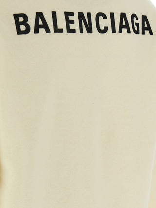 Balenciaga Beige Cotton Sweatshirt