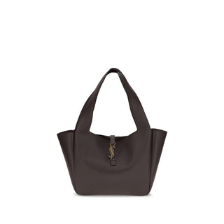 Saint Laurent Brown Calf Leather Shoulder Bag