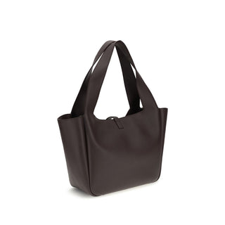 Saint Laurent Brown Calf Leather Shoulder Bag